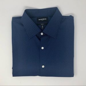 Bonobos Navy Dress Shirt Size 19/35